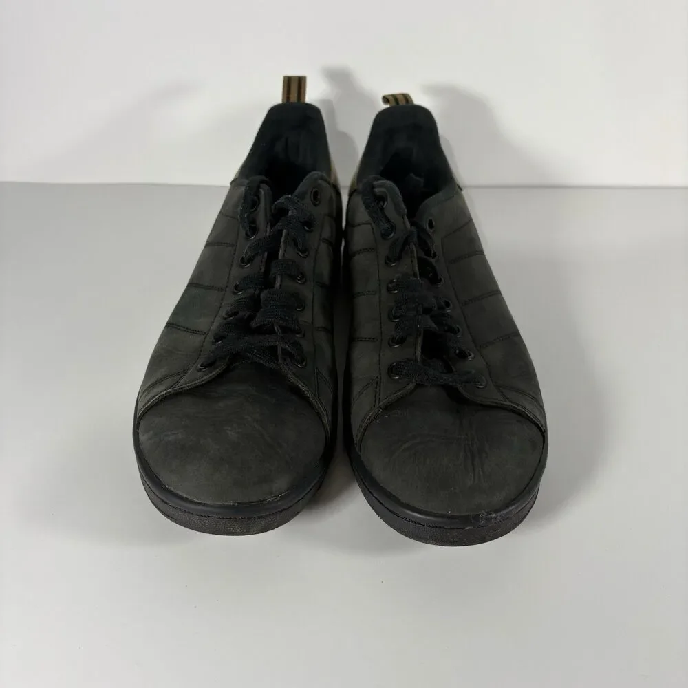 Adidas Originals Men's Size 10.5 Stan Smith Winterized Sneakers Black Brown